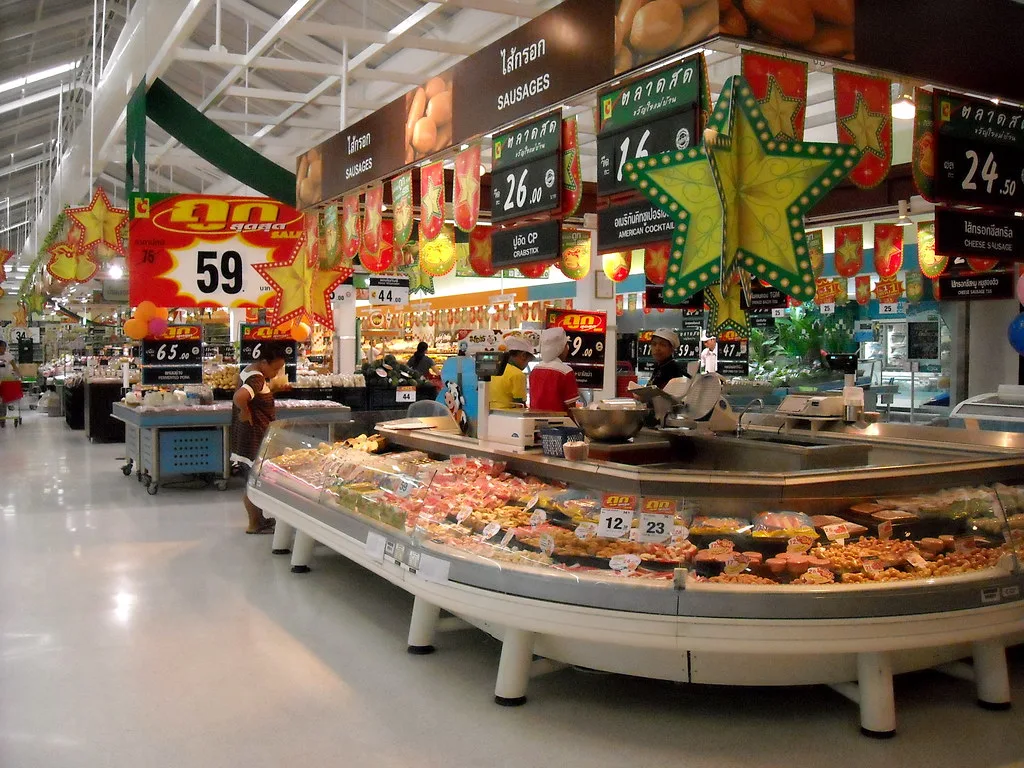 Продуктовый отдел Big C Supercenter Samui, 2008 год