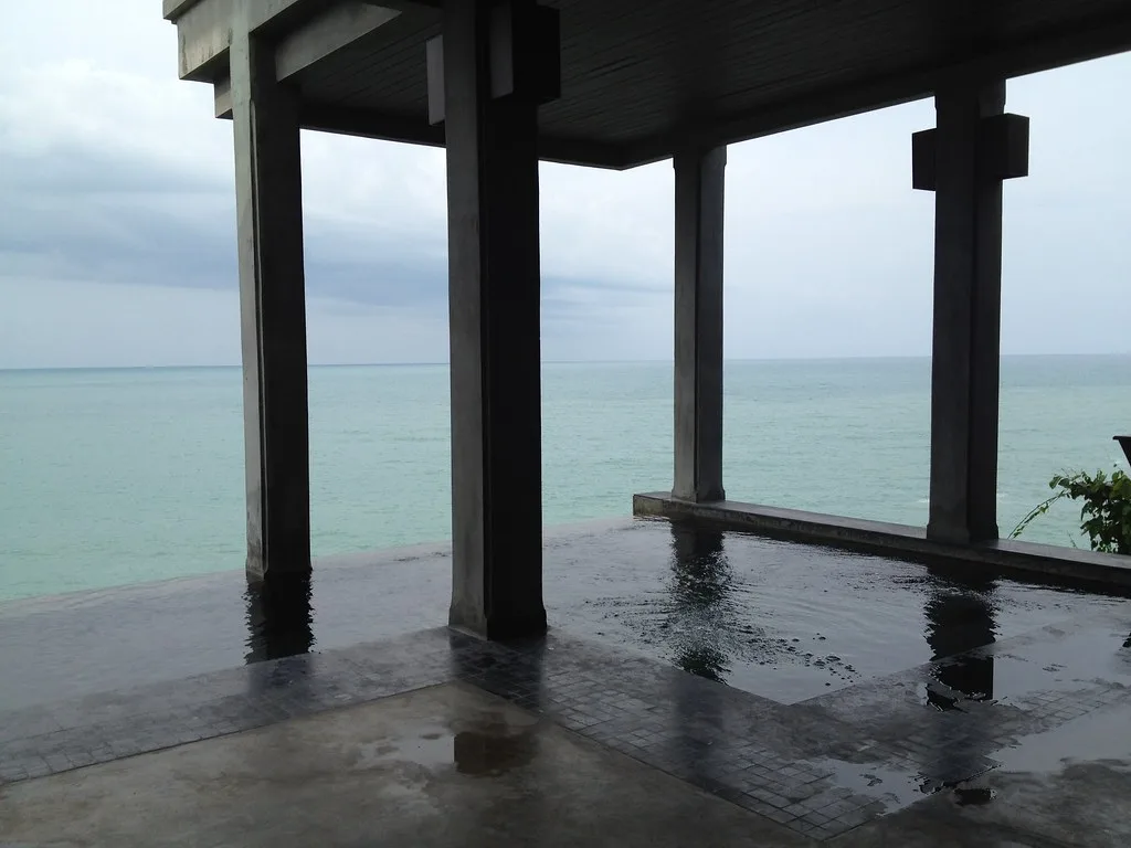 Частный бассейн с видом на море в The Kala Samui